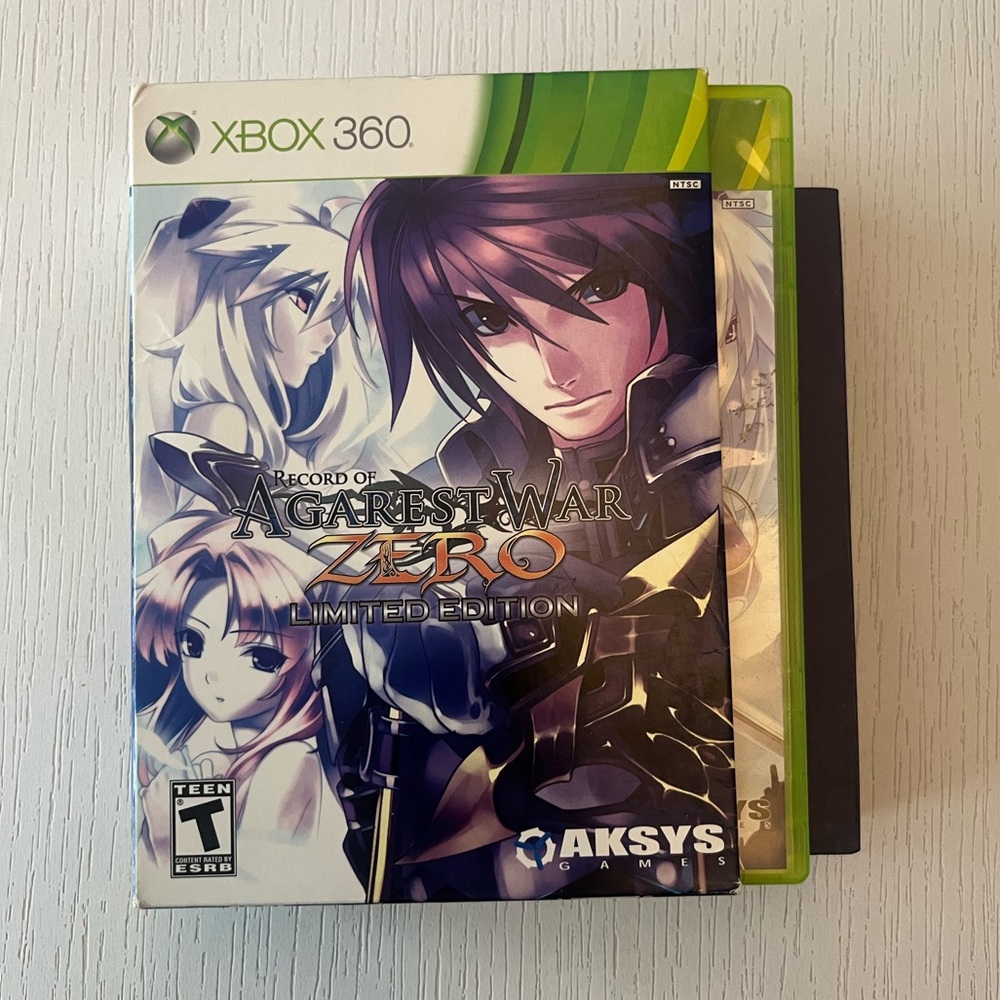 Record of Agarest War Zero Limited Edition bundle Xbox 360